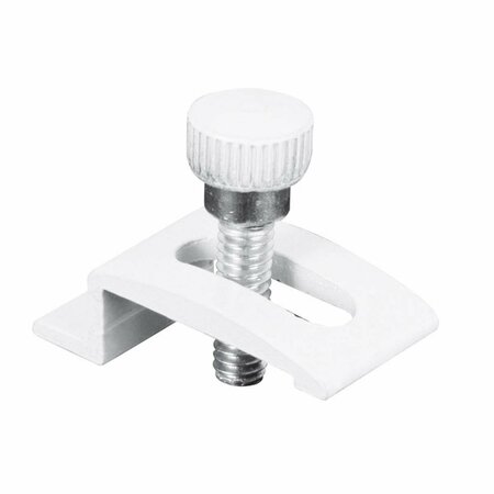 PG PERFECT Prime-Line Products PL7940 Storm Door Panel Clip - White - 0.75 x 0.25 in. PG3310165